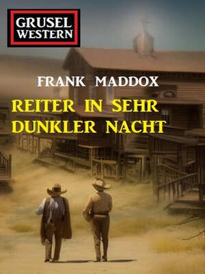 cover image of Reiter in sehr dunkler Nacht